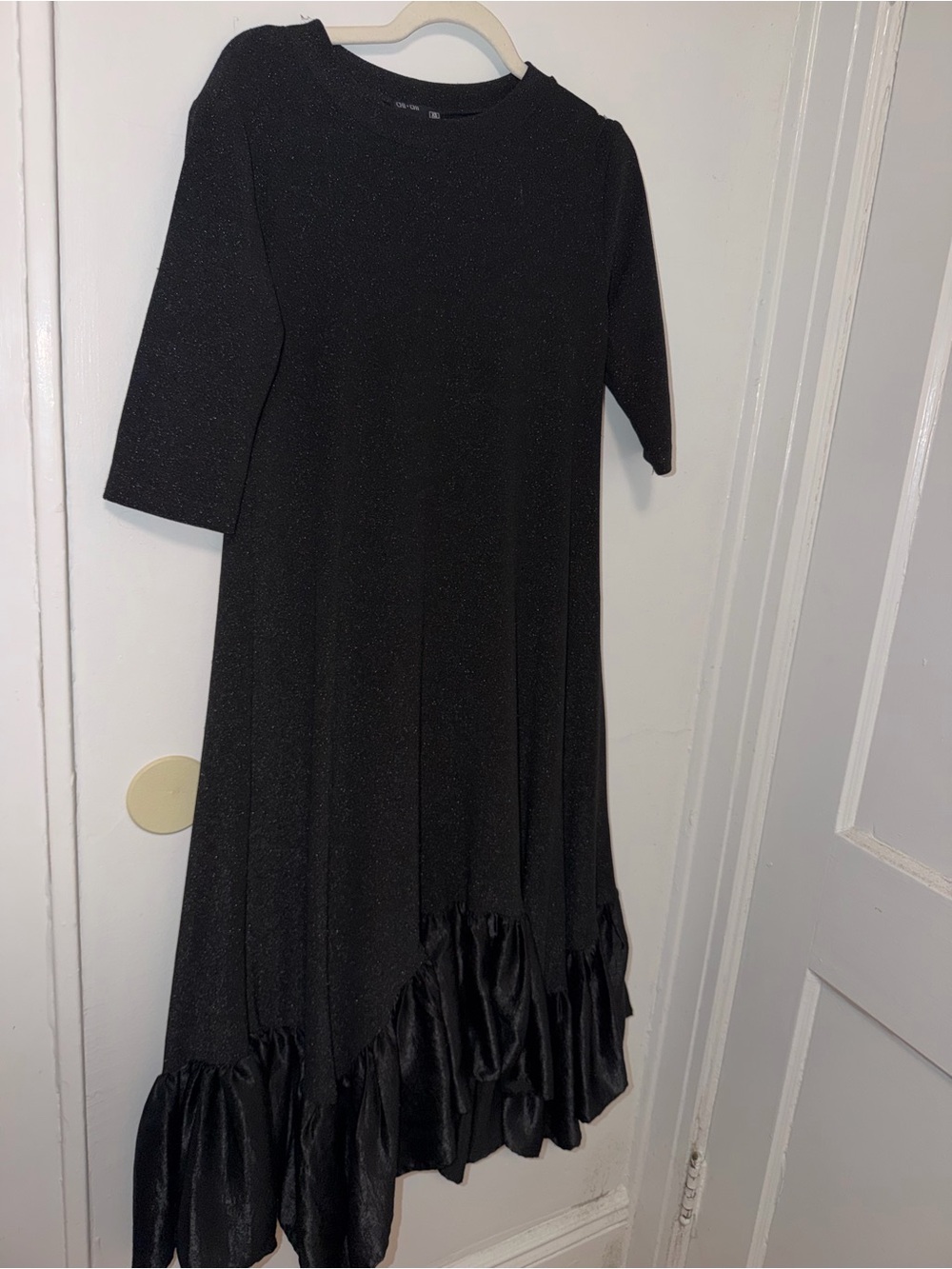 Sparkly Ruffled long dress